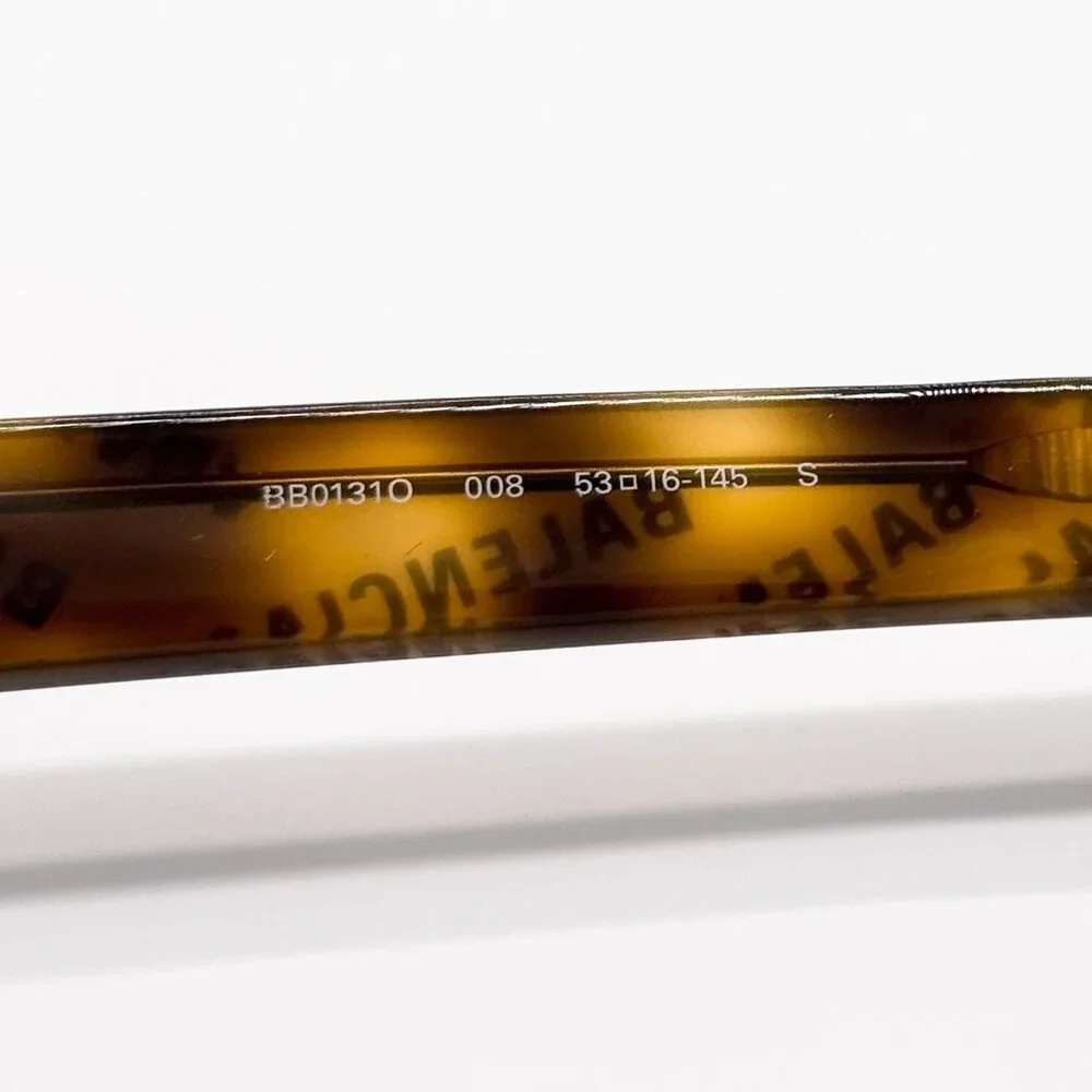 NEW BALENCIAGA EYEGLASSES BB0131O 008 ROUND OVAL HAVANA WOMEN EYEWEAR BALENCIAGA